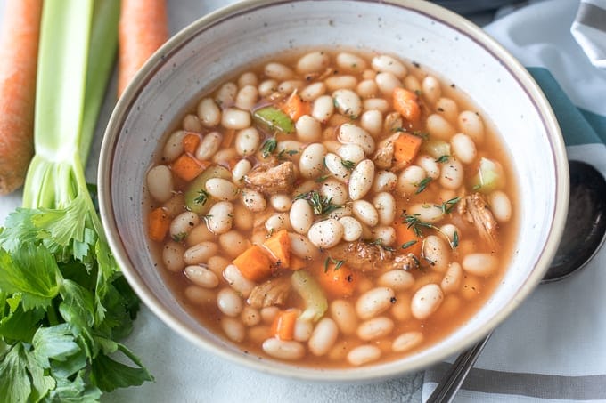 Transform Leftover Ham: Healthy Instant Pot Bean Soup Recipe